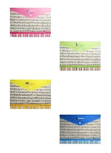 Папка-конверт А4 на кнопке "Ноты"