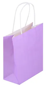 Пакет А4 33*26*13 "Сиреневый" крафт