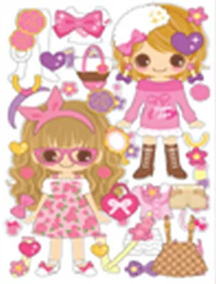 Зефирные наклейки Цветы (WMS008) (Липуня) 2300371