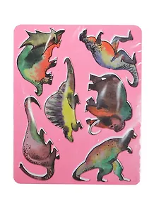 Трафарет, для рисования, Луч, Динозавры