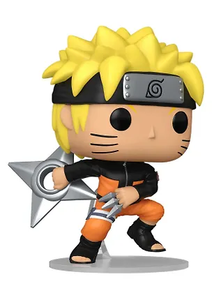 Фигурка Funko POP! Animation Naruto Shippuden Naruto Uzumaki w/Kunai&Shuriken w/(MT)Chase(1843) (Fun83804) 3095375