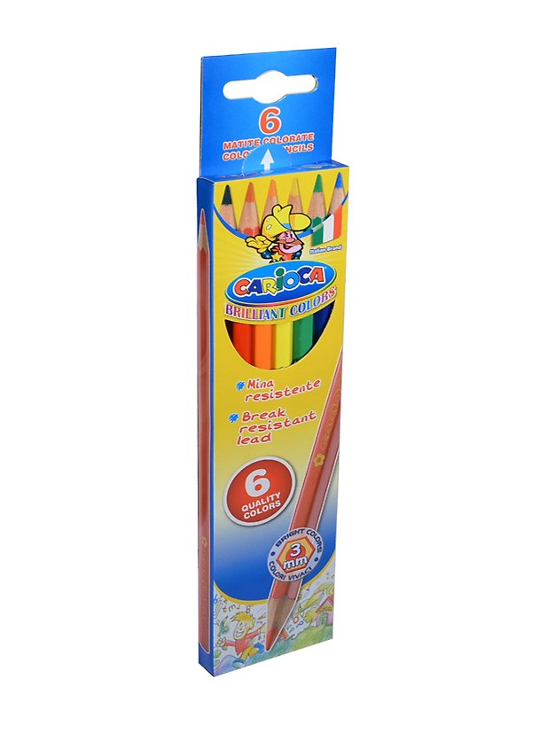 Карандаши цветные Carioca, 6 цветов 231382 — 1