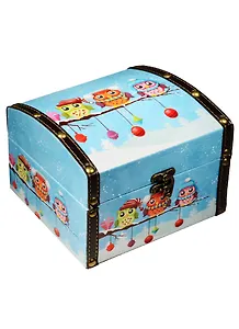 Шкатулка Совята (16,5х14,5х13)