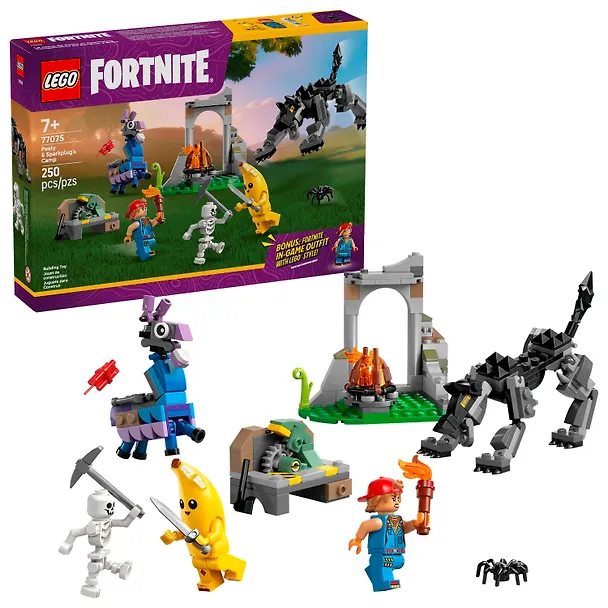 LEGO Fortnite: Лагерь Пили и Спаркплага, 250 деталей (77075) 3121279 — 1