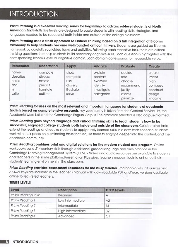 Книга Prism Reading. Intro. Teacher's Manual (Kate Adams) — 2