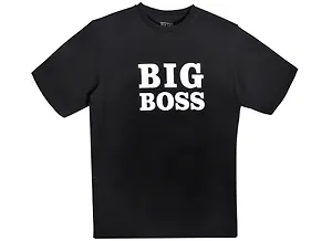 Футболка Big Boss (черная) (текстиль) (one size) (ФЧ2021-007)