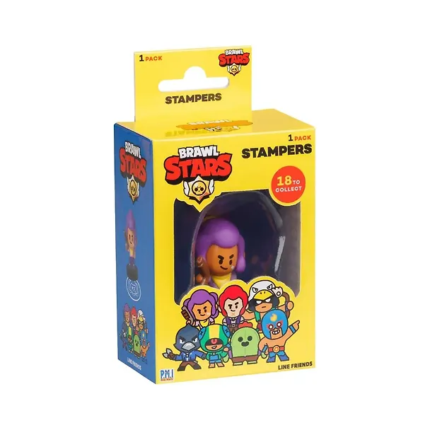 Штампики Brawl Stars, 1 шт.в коробке с окном, (5см), (BRW5010) 3086958 — 1