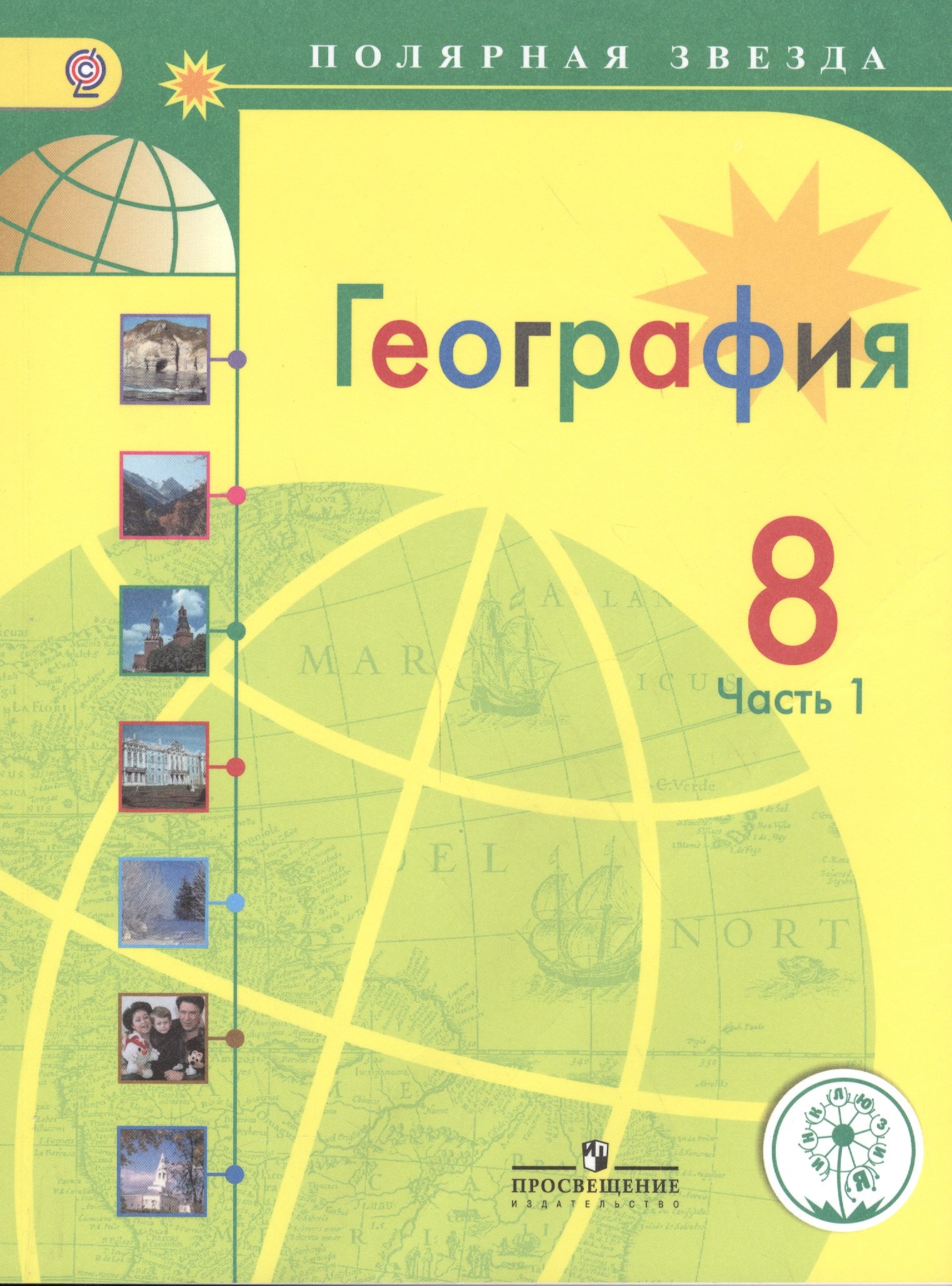 

География. 8 класс. В 3-х частях. Часть 1. Учебник для общеобразовательных организаций. Учебник для детей с нарушением зрения