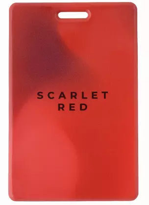 Чехол для карточек вертикальный Monochrome Scarlet Red — 2946539 — 1