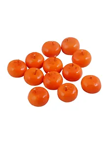 Искуственный декор, мандарины 12шт.
