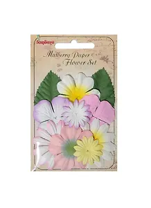 Набор цветочков с листочками 10 шт, ЗАКАТ