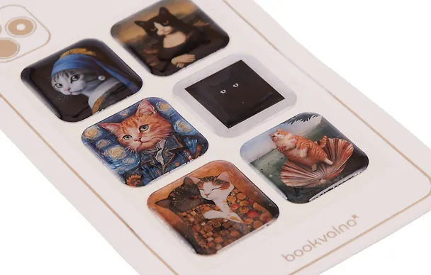 3D стикеры "Котики картины" Bookvalno 3097440 — 4
