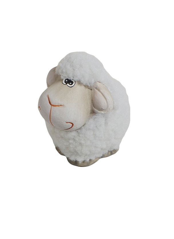 Сувенир, Фигурка керамическая Овечка малая (FQ21265S/2) 2424129 — 1