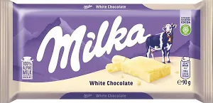 Шоколадная плитка плитка Milka White (Милка Вайт), 90г
