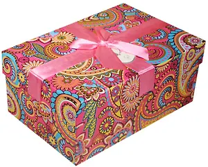 Коробка подарочная "Розовые огурцы", 15*11*8см