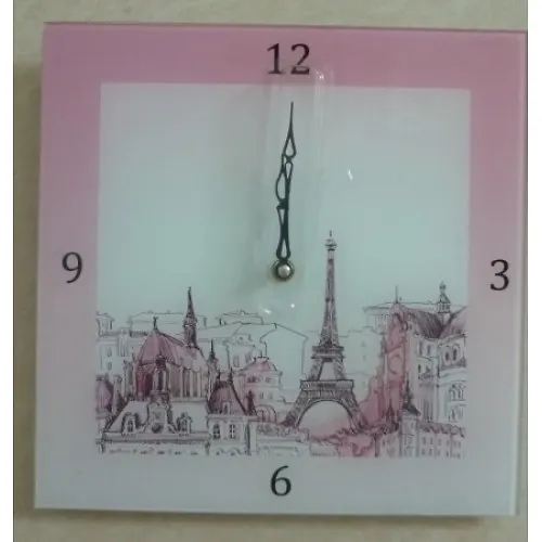 Сувенир Феникс Часы настенные 30*30см из стекла 27804 2367532 — 1