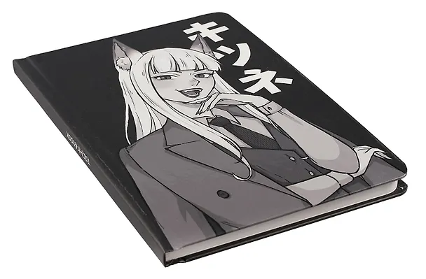Книга для записей А5 48л тчк. "Черный" 7БЦ, софт.тач 3017209 — 2