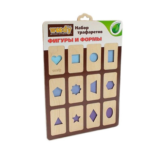 Развивающая игрушка «Фигуры и формы», Вуди 314583 — 1