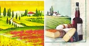 Наб. салф. для декупажа Тоскания/Вино и сыр (6065/035000) (2шт)