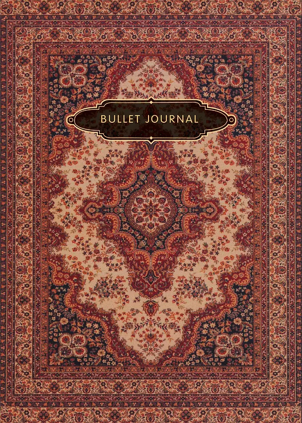 Книга для записей А5 120стр тчк. "Bullet Journal (ковер)" 3010941 — 1