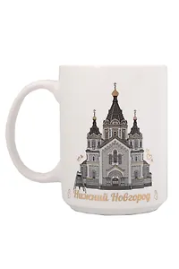 Кружка Нижний Новгород (фарфор) (500мл) (060-50-76-BL)