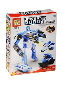 Конструктор-трансформер Универсальный робот синий (коробка) (15-02276-81108-02)