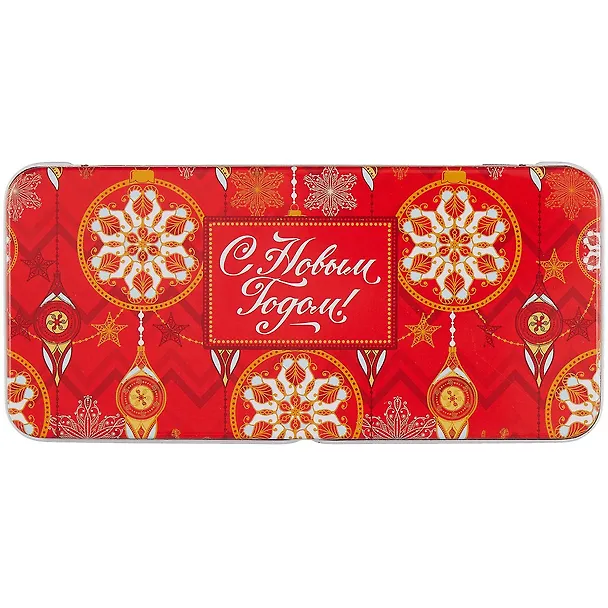 Конверт для денег «С Новым годом», красный, 16.6 х 7.6 см 2613884 — 2