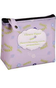 Кошелек на молнии Flower paper 13*10см (силикон) (ПВХ бокс) 12-22120-KBQL-1190