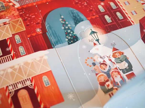 Книга С Новым годом! Большая книга-адвент с окошками (Джада Франча) — 11