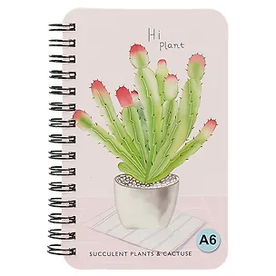 Записная книжка «Hi plant», 70 листов, А6 249398