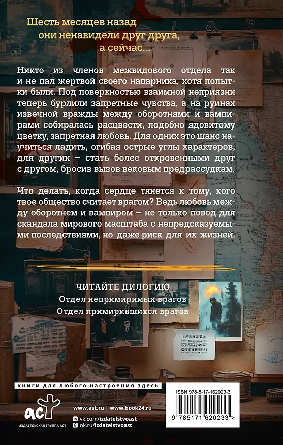 Книга Отдел примирившихся врагов (Эвелина Шегай) — 2