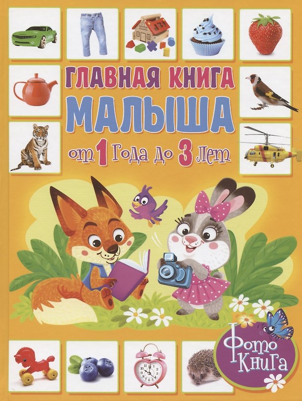 Книга Главная книга малыша от 1 года до 3 лет. Фотокнига () — 1