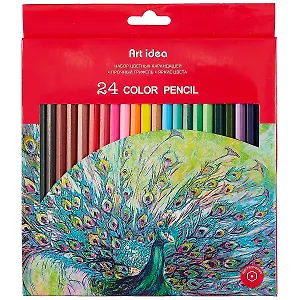 Карандаши цветные Art idea, 24 цвета