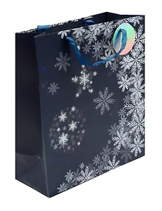 Пакет А4 32*26*12.5 "Снежинка" НГ, бум.мат.ламинат