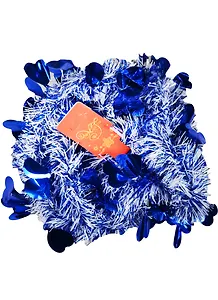 Мишура новогодняя (6х200) синий