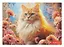 Пазл 500 элементов "Кот в хризантемах"  47х33 см — 3065900 — 3