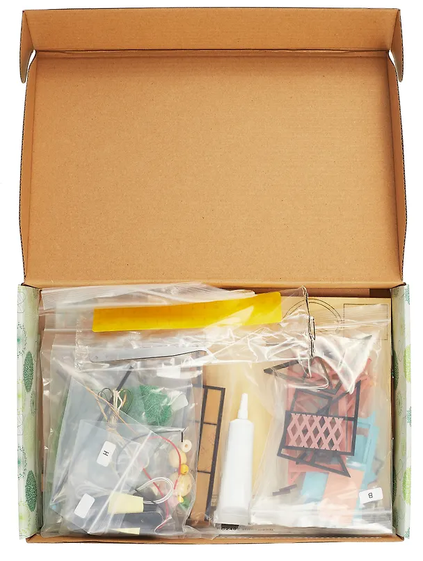 Румбокс MiniHouse DIY "Цветочная оранжерея". Сборная модель (20х20х18) 3062838 — 4