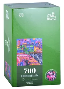 Пазл деревянный Город котиков DaVICI 700 элементов