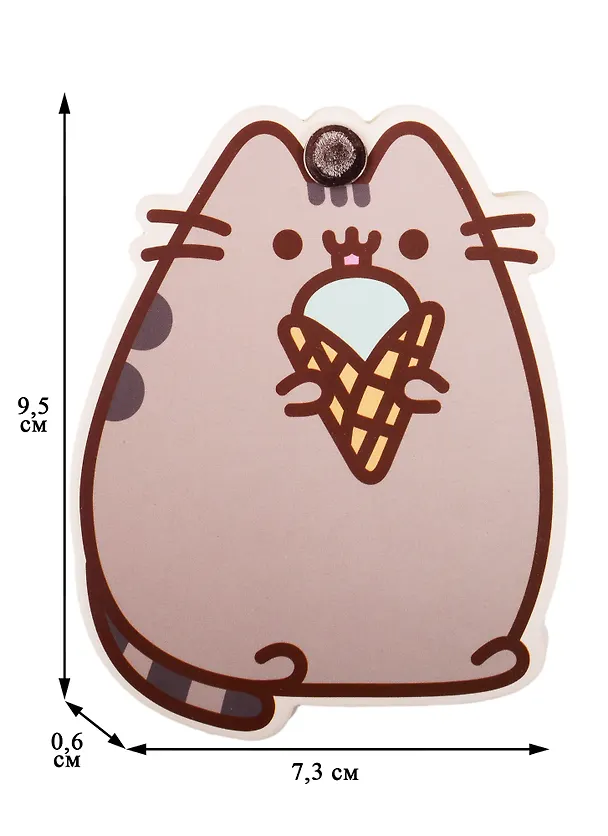 Блок для записей «Pusheen», 50 листов, Academy Style 256946 — 2