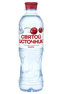 Вода негазированная "Святой Источник" вкус вишня 0,5л (пэт)