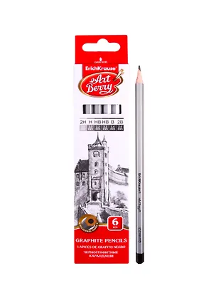 Карандаши Art Berry, чернографитные 6 штук 253409