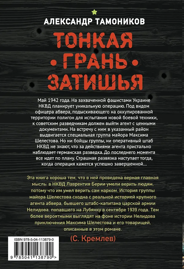 Книга Тонкая грань затишья (Александр Тамоников) — 2
