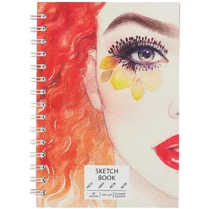 Скетчбук А5 60л "SKETCHBOOK. Picture", 120г/м2, софт. тач, евроспираль — 2892319 — 1