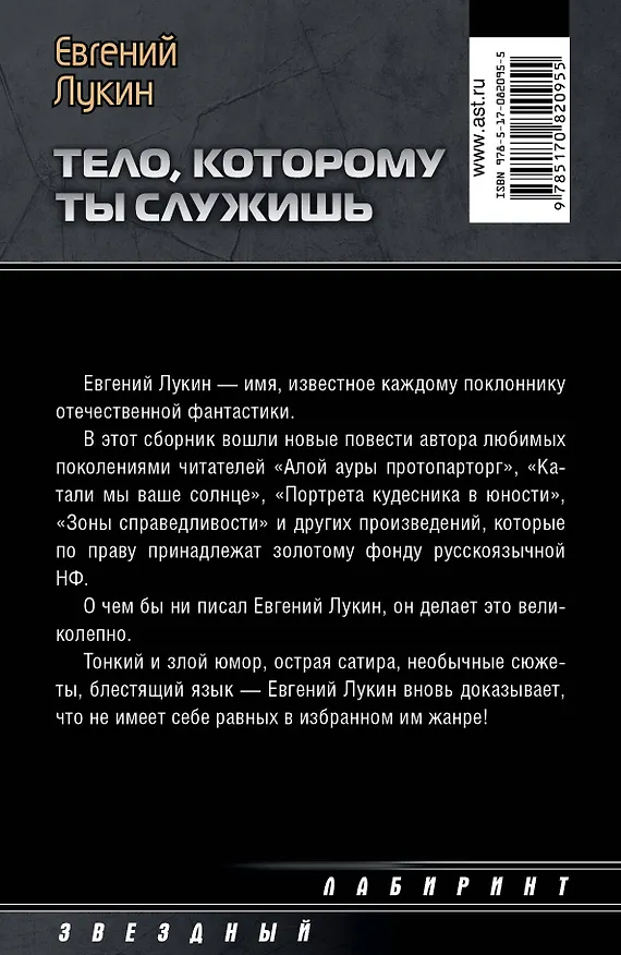Книга Тело, которому ты служишь (Евгений Лукин) — 2