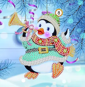 Алмазная мозаика. Открытка "Счастливого Нового Года!"