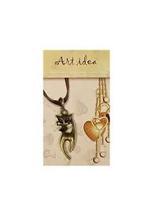 Кулоны в асс.1 Подвеска Кошка бронза (QA 3768) (14021163) (упаковка)