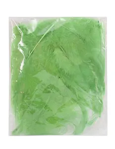 Декоративные перья Зеленые 20 шт., 8см HY18050038