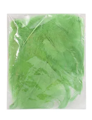 Декоративные перья Зеленые 20 шт., 8см HY18050038 340328