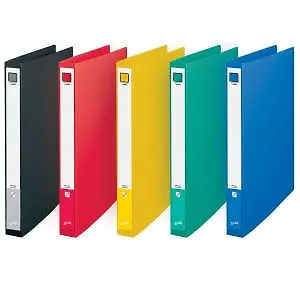 Папка, Comix, А4, 2 кольца, 20 мм, ассорти