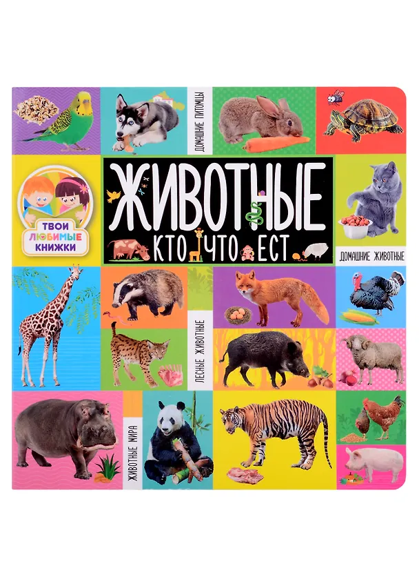 Книга Животные. Кто что ест () — 1